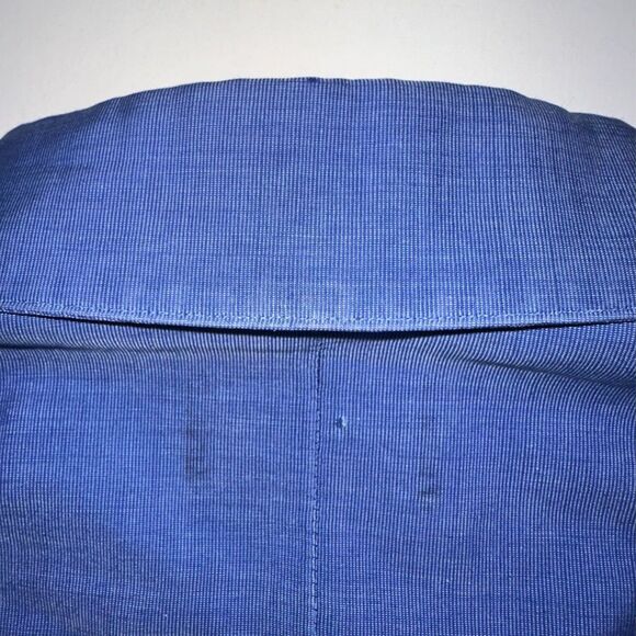 Gitman Bros. Classic Poplin Blue Dress Shirt Made in 16 / 33 Large Made in USA - Picture 12 of 12